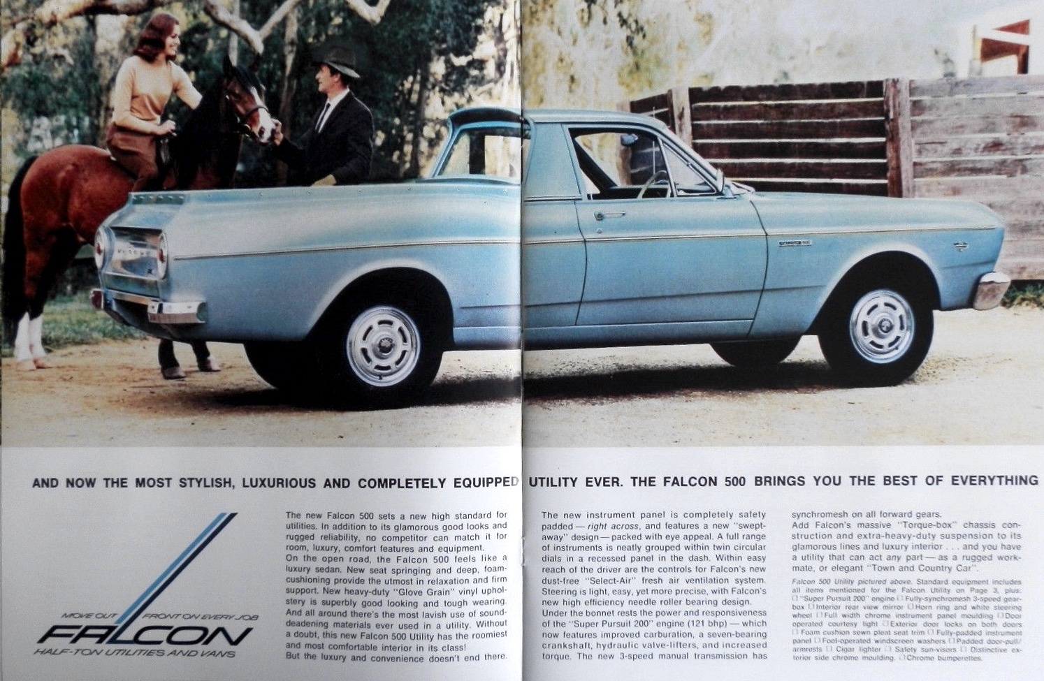 1966 Ford XR Falcon Ute and Van Brochure Page 6